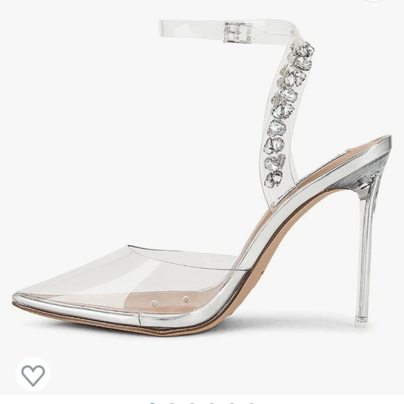 Steve Madden Vary Womens Rhinestone Ankle Strap Dress Heels $150 - Picture 11 of 11
